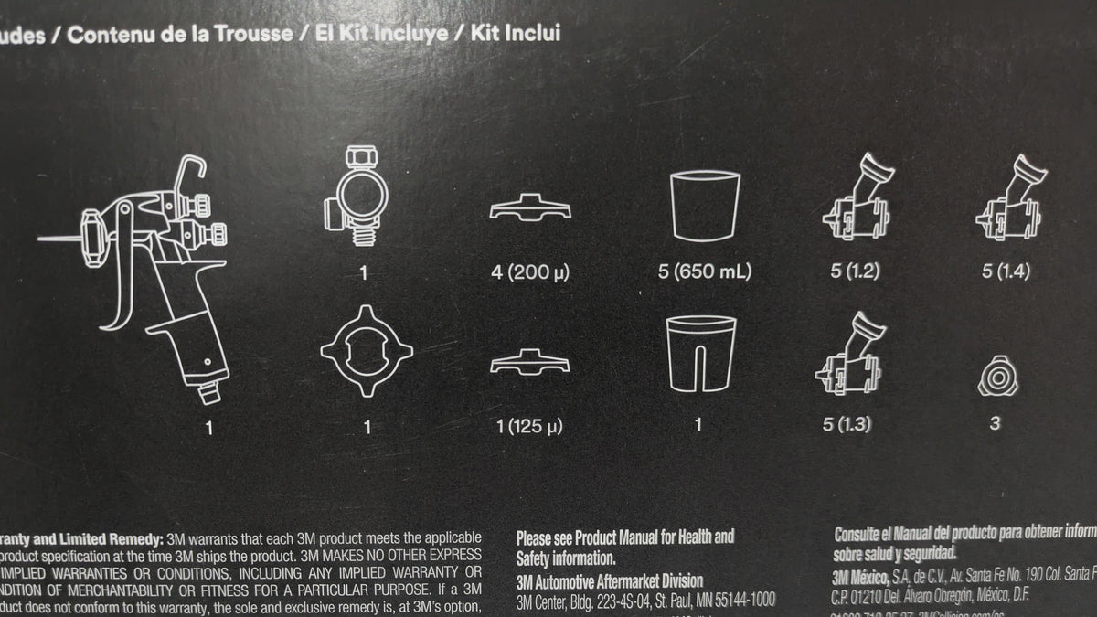 3M PERFORMANCE SPRAY GUN KIT 26778